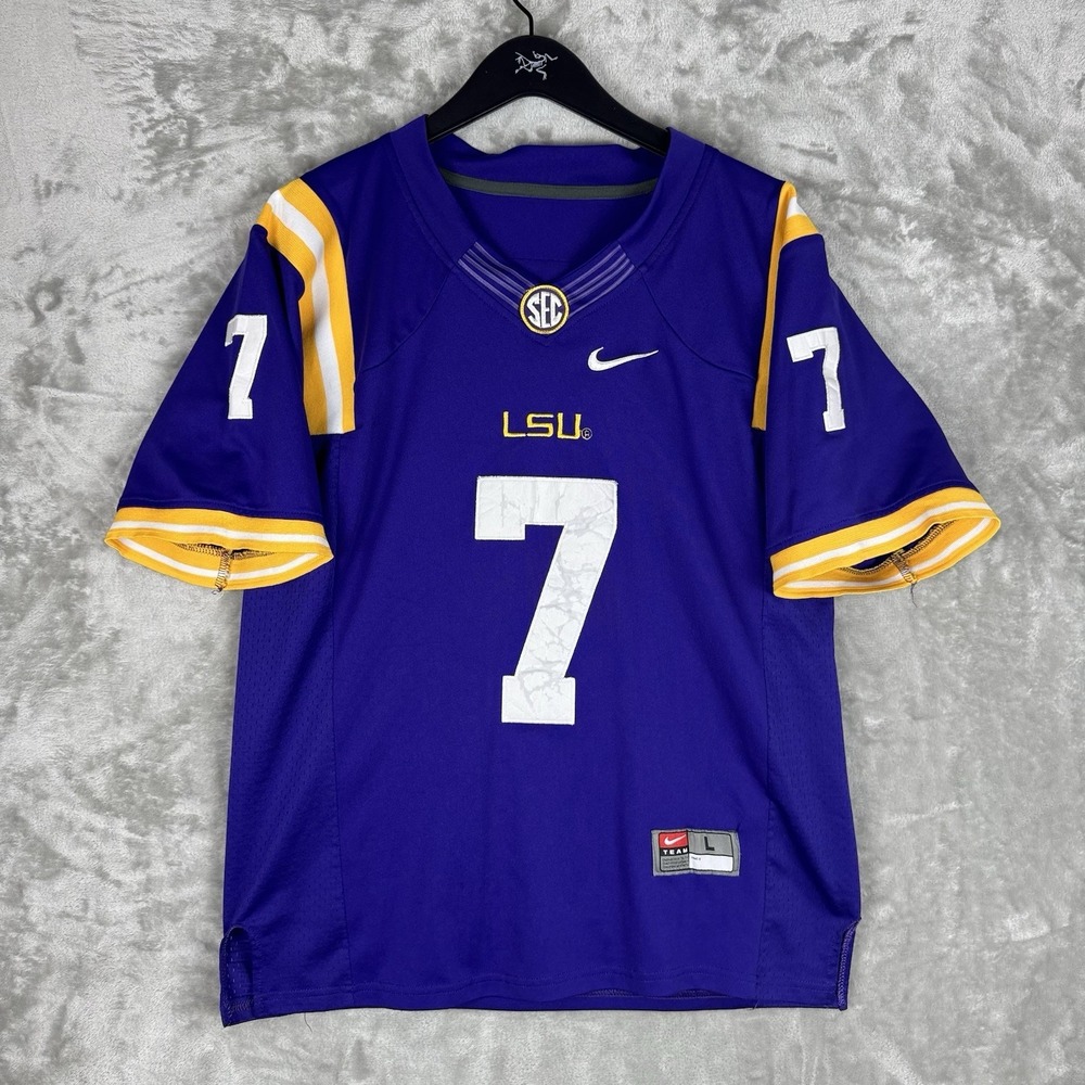 Nike LSU Patrick Peterson Football Jersey #7 Men's S/M Retro SEC College